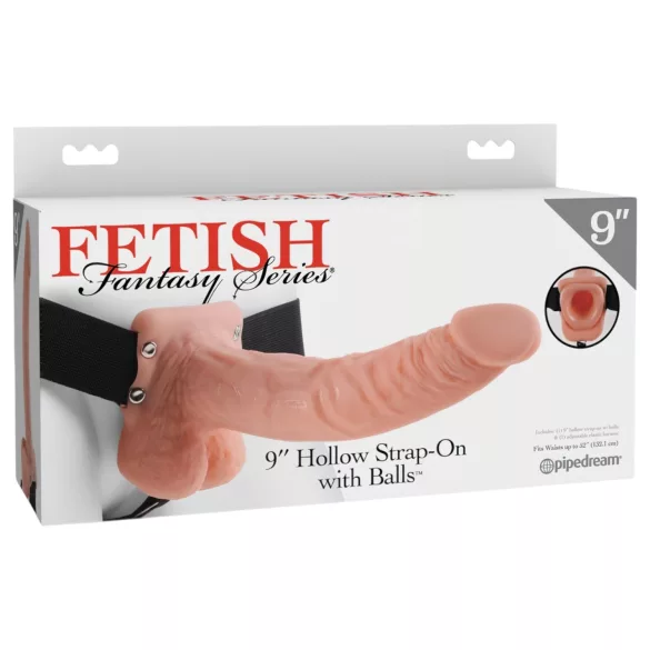 Fetiš Kaiš sa Pričvršćivanjem 9 - Prirodni Dildo