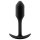 b-vibe Snug Plug 1 - analni čep sa unutrašnjom težinom (55g) - crni