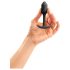 b-vibe Snug Plug 1 - analni čep sa unutrašnjom težinom (55g) - crni