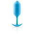 b-vibe Snug Plug 3 - dupla kugle analni plug (180g) - plavi