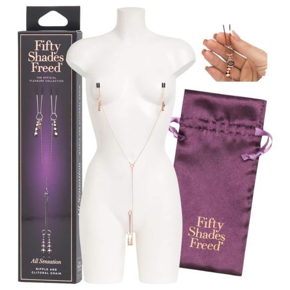 Pedeset nijansi slobode - All Sensation stezaljke za bradavice i intimne zone