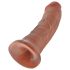 King Cock 8 Dildo (20 cm) - tamni natur