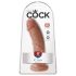 King Cock 8 Dildo (20 cm) - tamni natur
