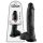 Kralj Cock 10 sa testisima dildo (25 cm) - crni
