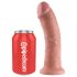 King Cock 8 dildo (20 cm) - prirodni izgled