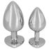 You2Toys - Dijamant analni plug, 85g (srebrno-crveni)