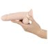 Nature Skin - realistično dildo sa vakumom - prirodna boja (mali)