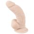 Nature Skin - realistično dildo sa vakumom - prirodna boja (mali)