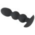 Black Velvet teški - 145g kuglasti analni plug (crni)