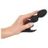 Black Velvet teški - 145g kuglasti analni plug (crni)