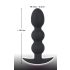 Black Velvet teški - 145g kuglasti analni plug (crni)