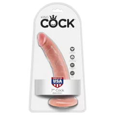 King Cock 7 дилдо (18 cm) - природна боја