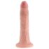 King Cock 7 dildo (18 cm) - prirodna boja