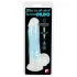 You2Toys Glow in the Dark - vakuum priljubljeni, svetleći dildo (plavi)
