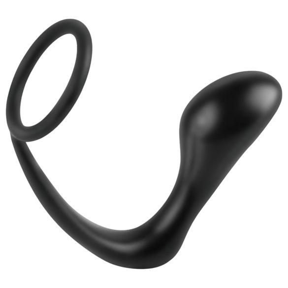 Analfantasy Ass-Gasm - Analni Čep sa Prstenom za Penis (crni)