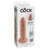 King Cock 6 - реалистичан дилдо (15 cm) - природна боја
