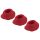 Womanizer Premium S crveni set usisnih prstenova (3 kom)