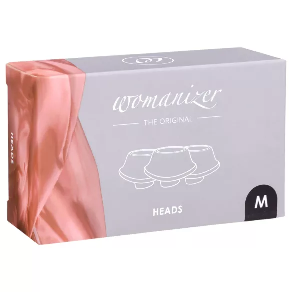 Set zamenskih usisnih prstenova Womanizer Premium M - crna (3 kom)