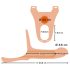 You2Toys - Strap-on srednji - šuplji dildo na kaiš - prirodna boja