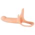 You2Toys - Strap-on - šuplji dildo (veliki) - prirodna boja