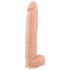 Realistixxx Džinovski 3XL - realistični dildo (42cm) - prirodna boja