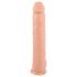 Realistixxx Džinovski 3XL - realistični dildo (42cm) - prirodna boja