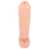Realistixxx Džinovski 3XL - realistični dildo (42cm) - prirodna boja