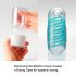 TENGA Spinner Tetra - masturbator (prozirni)