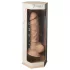 Silexd 7 - dildo sa vakuumom - 17,5 cm (prirodna boja)