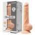 Silexd 9,5 - dildo sa vakumskom bazom - 24cm (prirodan)