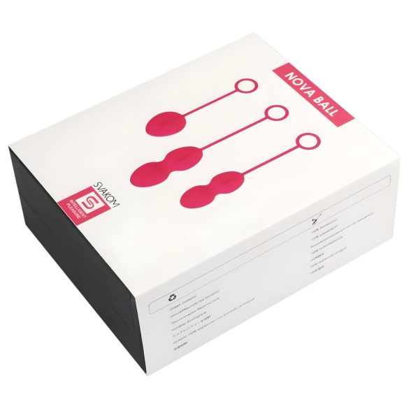 Svakom Nova - Set od 3 gejša kuglica (crvene)