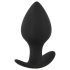 Black Velvet - silikonski analni set (3 komada) - crni