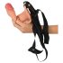 Realistixxx Strap-on - šuplji dildo za pripajanje (prirodna boja)