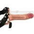 Realistixxx Strap-on - šuplji dildo za pripajanje (prirodna boja)