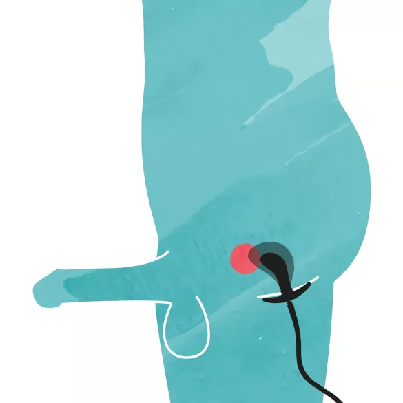 You2Toys - pumpajući analni čep za širenje (crni)