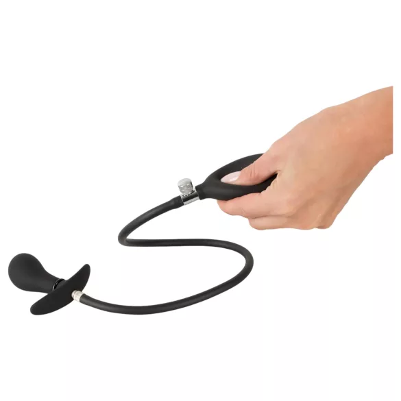 You2Toys - pumpajući analni čep za širenje (crni)