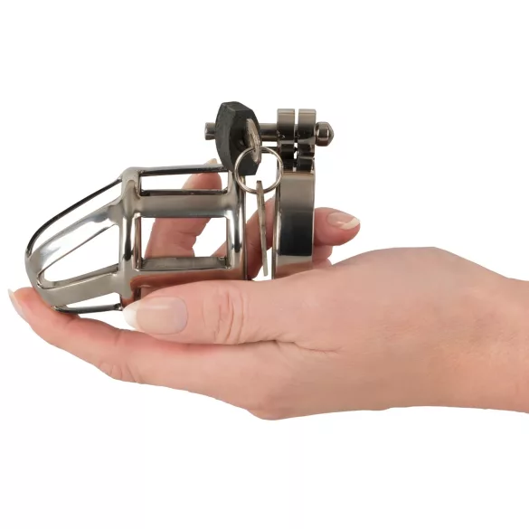 You2Toys - Kavez za čednost - metalna kavez za penis sa lokotom