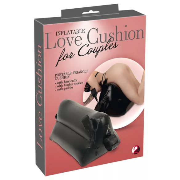 You2Toys Love Cushion - Set naduvavajućih jastuka za seks (crna)