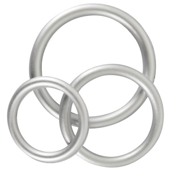 You2Toys Metallic - Silikonski Prsten Set za Penis (3 komada)