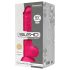 Silexd 9,5 - vakuumski dildo sa testisima - 24cm (roze)