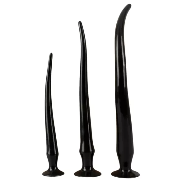 You2Toys - ekstra dugačak analni plug set (3 dela) - crna