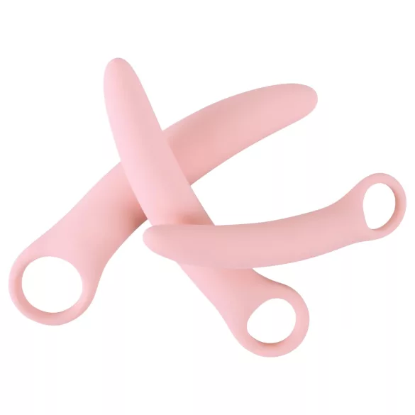 SMILE - Trenažeri za vaginu - set dildića - roze (3 dela)