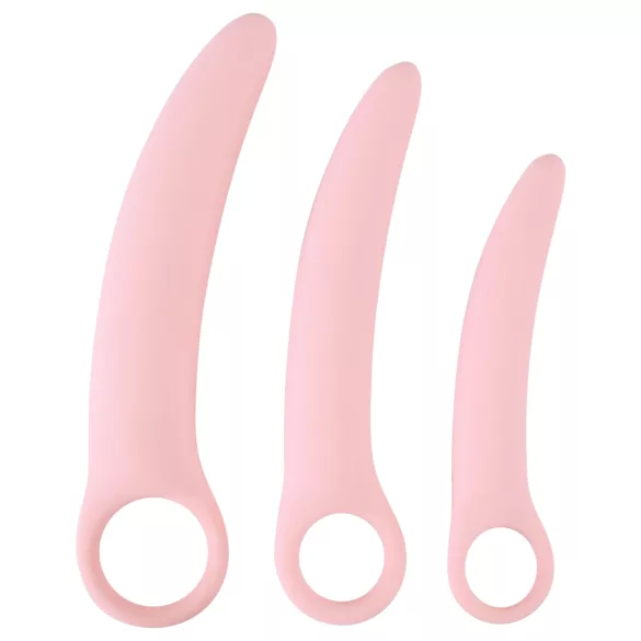 SMILE - Trenažeri za vaginu - set dildića - roze (3 dela)