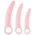 SMILE - Trenažeri za vaginu - set dildića - roze (3 dela)