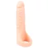 Realistixxx Double F - Realistični dildo sa prstenom za penis (prirodna boja)