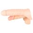 Realistixxx Double F - Realistični dildo sa prstenom za penis (prirodna boja)