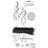 You2Toys Bondage analni čep (149g) + BDSM konopac (10m)