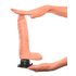 Real Feel Deluxe No.6 - realistični vibrator sa testisima (natur)