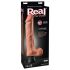 Real Feel Deluxe No.12 - realan vibrator sa testisima (naturalan)