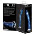 Icicles No. 29 - spiralno stakleno dildo za penis (plavo)
